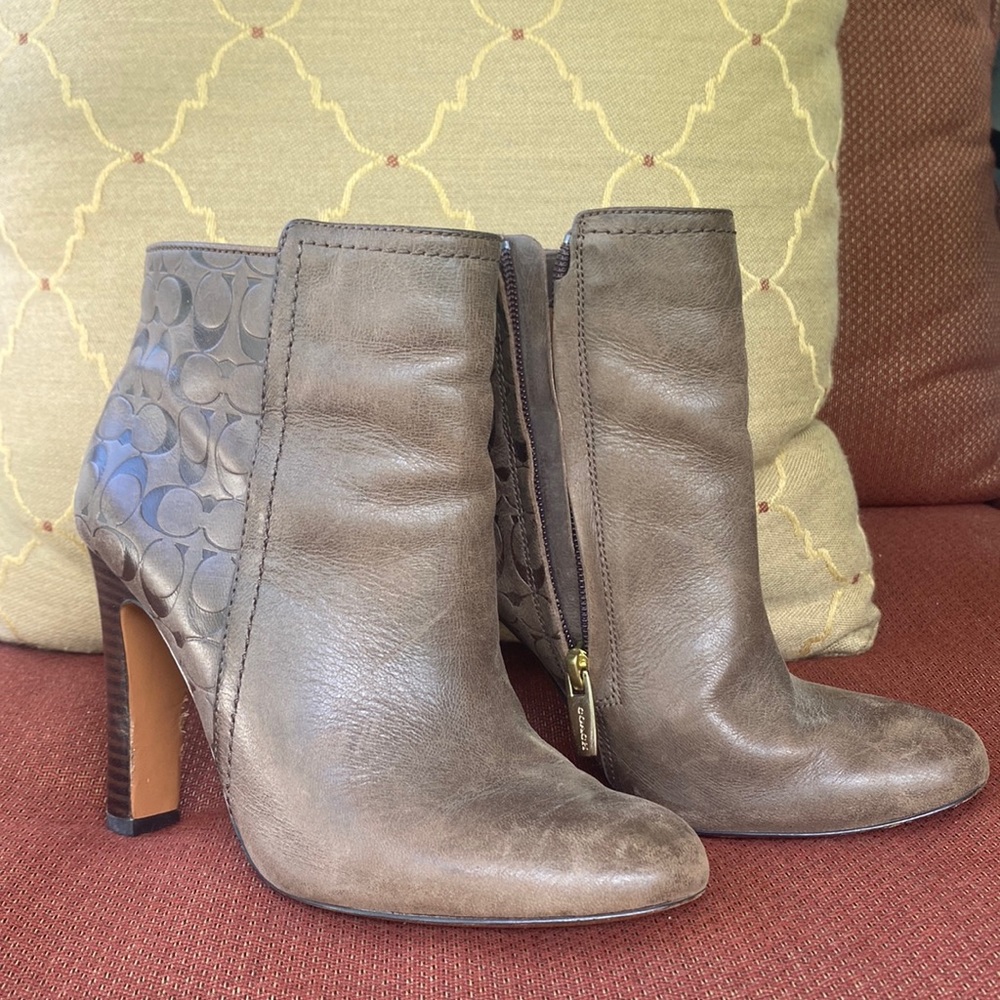 Coach high heel Booties